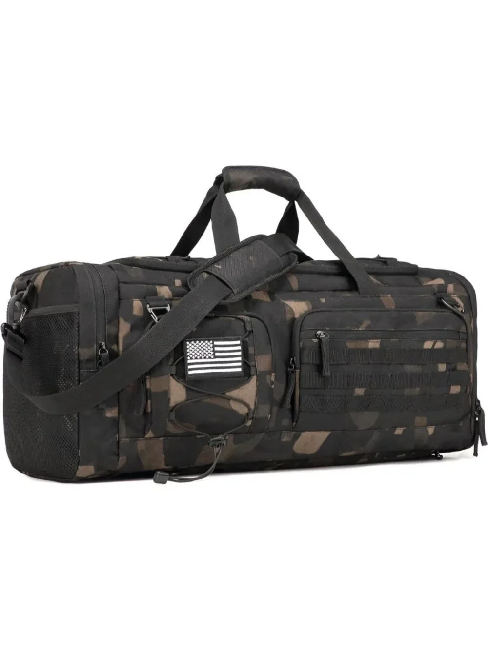 Extra Large 50L Gym Duffle Bag for Travel, Workout & Overnight - Shoe & Laptop